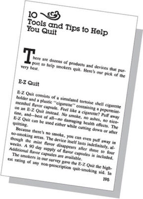 10 Tools and Tips to Help You Quit